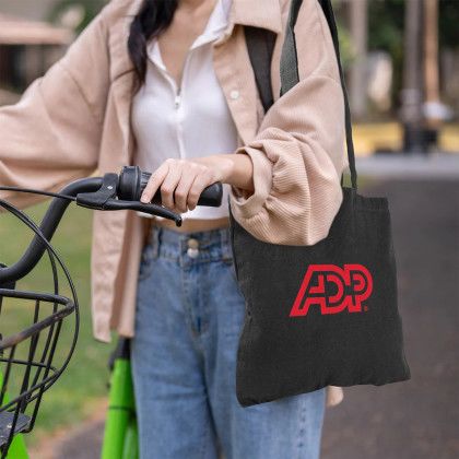 Custom ReCotton Tote - Black Lifestyle View 