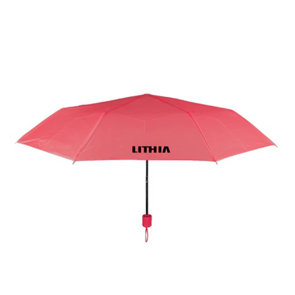Custom CarryLite Umbrella - Red Front View 
