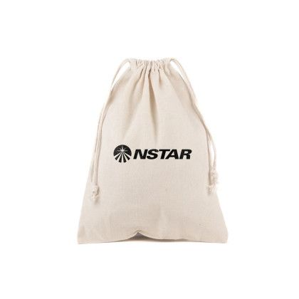 Custom KeepSafe Cotton Pouch - Natural Lifestyle View 