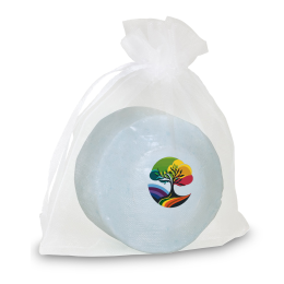 Custom Shower Steamer in Sheer Bag - Clarifying Peppermint Custom Shower Steamer in Sheer Bag - Clarifying Peppermint