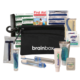 Custom Silver Travel Kit - Black Custom Silver Travel Kit - Black