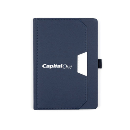 Custom EcoEdge A5 Pocket Journal - Navy Custom EcoEdge A5 Pocket Journal - Navy