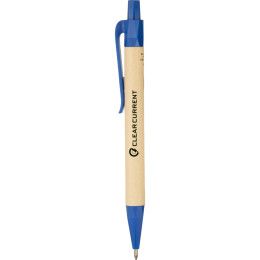 Custom Sugarcane Paper Gel Pen - Blue Custom Sugarcane Paper Gel Pen - Blue