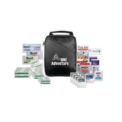 Custom Water-Resistant Adventure First Aid Kit - Black 