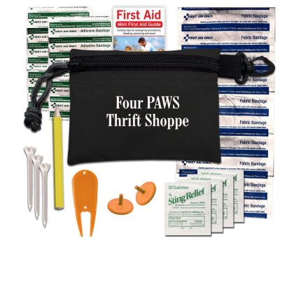 Custom Caddy Companion Golf Kit - Black 