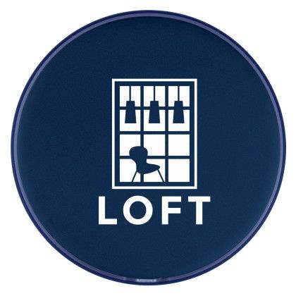 Custom Wireless Phone Charging Pad 2.0 - 10W - Navy Custom Wireless Phone Charging Pad 2.0 - 10W - Navy