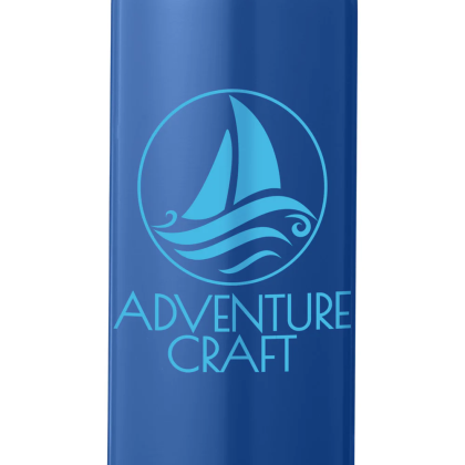 Custom Slim Stainless Steel Can Cooler- 12 oz - French blue Custom Slim Stainless Steel Can Cooler- 12 oz - French blue