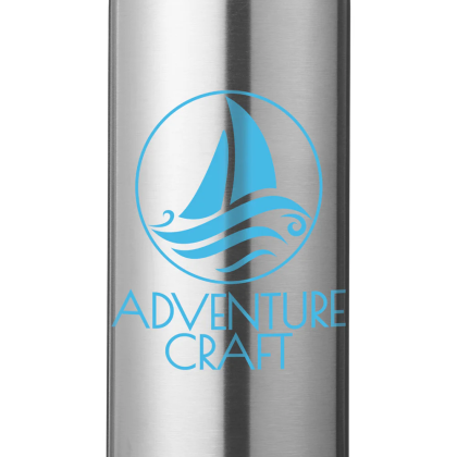 Custom Slim Stainless Steel Can Cooler- 12 oz - Stainless Custom Slim Stainless Steel Can Cooler- 12 oz - Stainless
