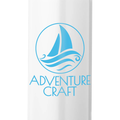 Custom Slim Stainless Steel Can Cooler- 12 oz - White Custom Slim Stainless Steel Can Cooler- 12 oz - White