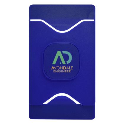 Custom Alliance Phone Stand & Wallet - Full Color - Blue