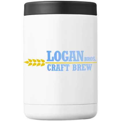 Custom 2-in-1 Stainless Steel Can Cooler-Tumbler 12oz - White