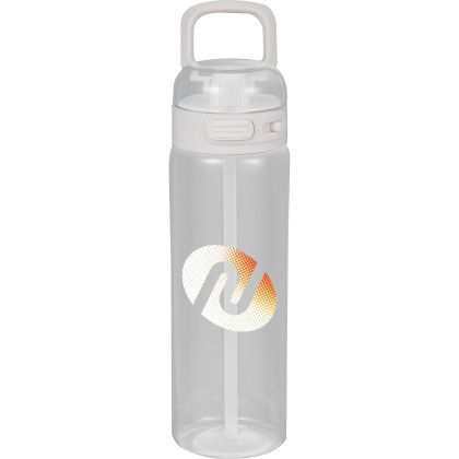 Custom Era Recycled Plastic Bottle 27oz - Clear
