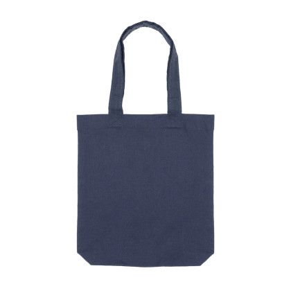 Custom MiniCarry Cotton Tote - Navy Back View 