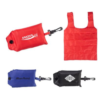 Custom Foldable Tote Keychain - All Colors 