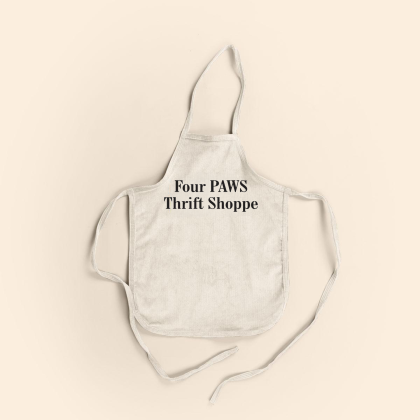 Custom Continued Sweetkins Toddler Apron - Cream Custom Continued Sweetkins Toddler Apron - Cream