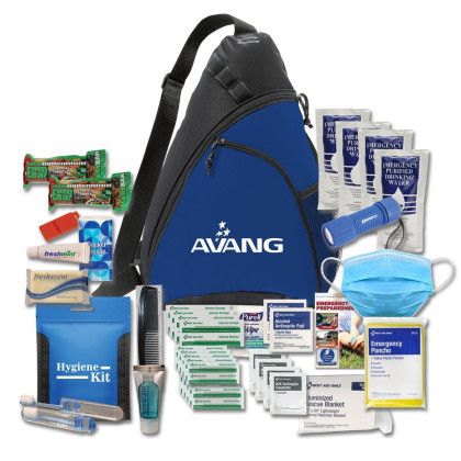 Custom Lifegear Disaster Backpack - Blue 