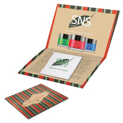 Custom Greeting Card With Matchbook Nail File - White Custom Greeting Card With Matchbook Nail File - White