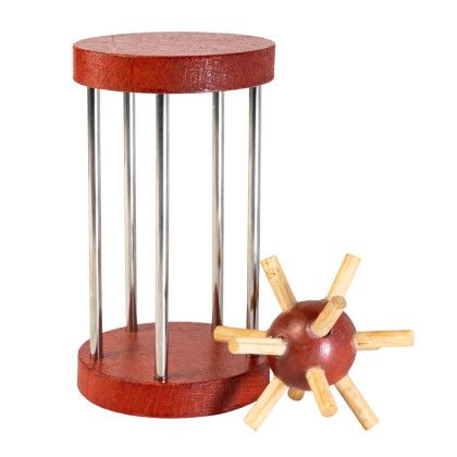 Custom Wooden Cage Puzzle