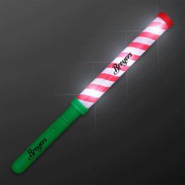 Custom Candy Cane Lights Baton Stick Custom Candy Cane Lights Baton Stick