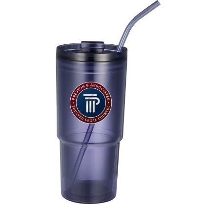 Custom Mia Recycled Acrylic Tumbler 24oz - Future Dusk