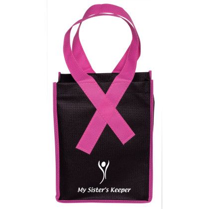 Custom Small Awareness Bag - Black / pink Custom Small Awareness Bag - Black / pink