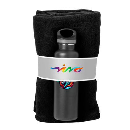 Custom Cozy Essentials Gift Set - Full Color - Black Custom Cozy Essentials Gift Set - Full Color - Black