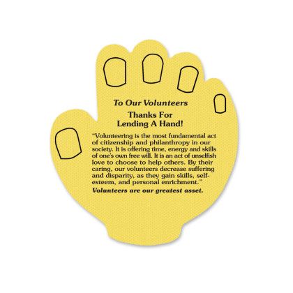 Custom Lend a Hand Jar Opener - Yellow