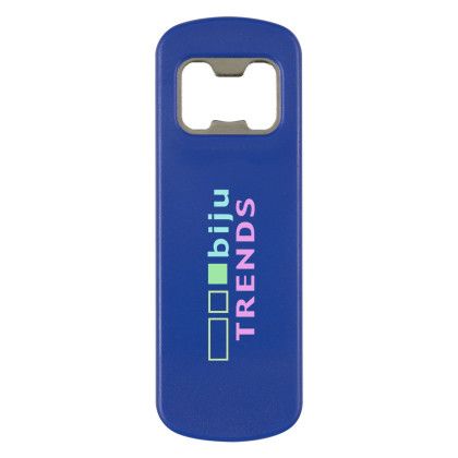 Custom Easton Bottle Opener - Full Color - Blue