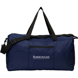 Custom Packable Recycled Duffle Bag - Navy 