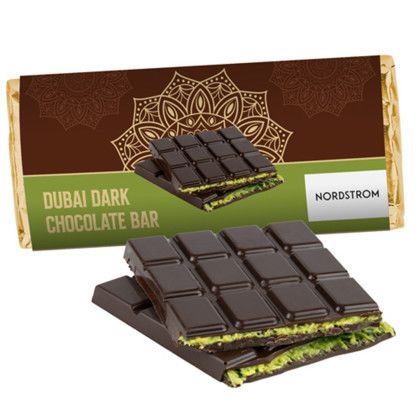Custom Dubai Chocolate Bars - Dark Chocolate 3.5 oz - Gold Custom Dubai Chocolate Bars - Dark Chocolate 3.5 oz - Gold