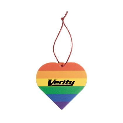 Custom Heart Pride Ornament