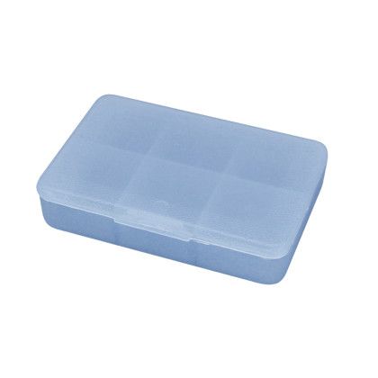 Custom Tablet Tote Pill Box - Translucent Blue Custom Tablet Tote Pill Box - Translucent Blue
