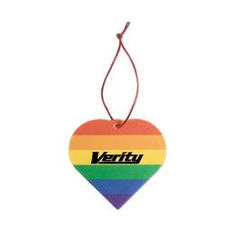 Custom Heart Pride Ornament