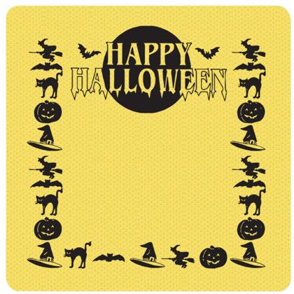 Custom Happy Halloween Jumbo Square Jar Opener - Yellow Custom Happy Halloween Jumbo Square Jar Opener - Yellow