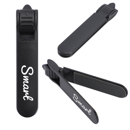 Custom Salon Folding Dual Nail File - Black Custom Salon Folding Dual Nail File - Black