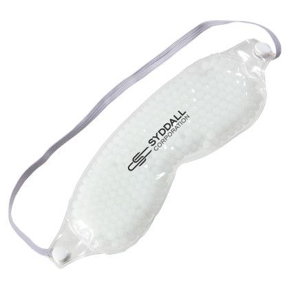 Custom Aqua Pearls Spa Mask Hot/Cold Pack - White 