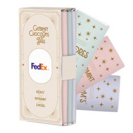 Custom Belgian Chocolate Bar Library with Logo