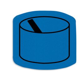 Custom Can or Roll Jar Opener - Full Color - Blue