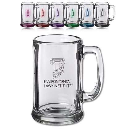 Custom 15 oz. Libbey Rim Base Beer Mugs - All Colors 