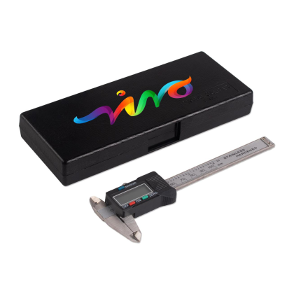 Custom 4" Digital Caliper - Black 