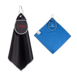 Custom RPET Golf Club and Ball Towel - All Color