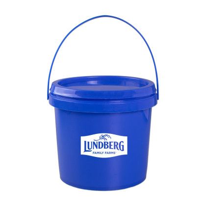 Custom 1 Gallon Bucket with Lid - Blue 