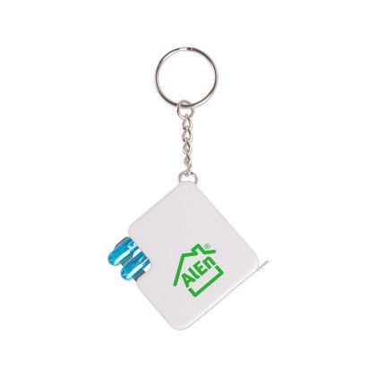 Custom 4-In-1 Multi Tool Keychain - White 