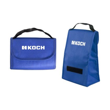 Custom Non Woven Insulated Lunch Tote - Blue Custom Non Woven Insulated Lunch Tote - Blue