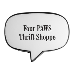 Custom Speech Bubble Stress Reliever - White 