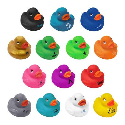 Colorful 2" Rubber Ducks