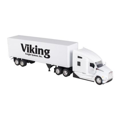 Custom Kenworth T680 Dry Van Tractor Trailer 1/32 Scale