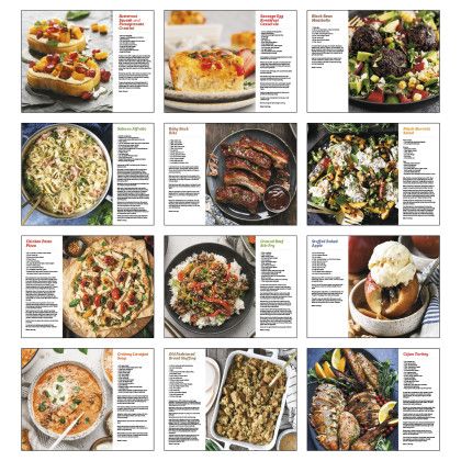 Custom Economy Appointment Calendar - Delicious Dining - Month view