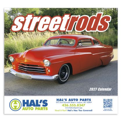 Custom Economy Appointment Calendar - Street Rods