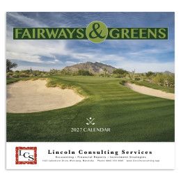 Custom Economy Appointment Calendar - Fairways & Greens